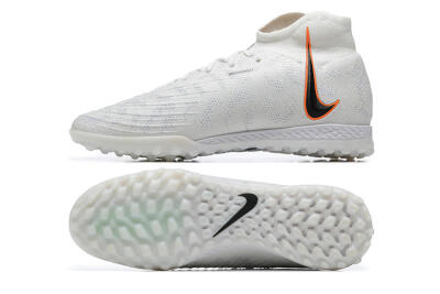 Nike Phantom GX DF Elite TF Artificial Turf Soccer Shoes - White/Black/Orange