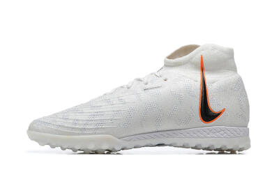 Nike Phantom GX DF Elite TF Artificial Turf Soccer Shoes - White/Black/Orange
