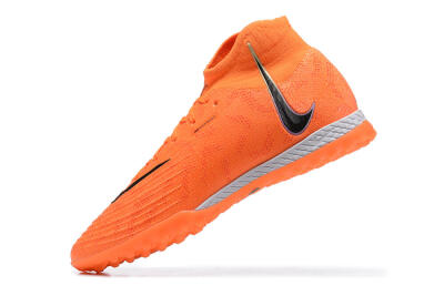 Nike Phantom GX DF Elite TF Artificial Turf Soccer Shoes - Orange/Silver/Black