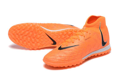 Nike Phantom GX DF Elite TF Artificial Turf Soccer Shoes - Orange/Silver/Black