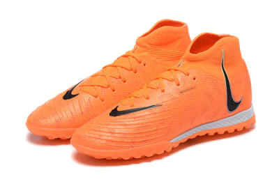 Nike Phantom GX DF Elite TF Artificial Turf Soccer Shoes - Orange/Silver/Black