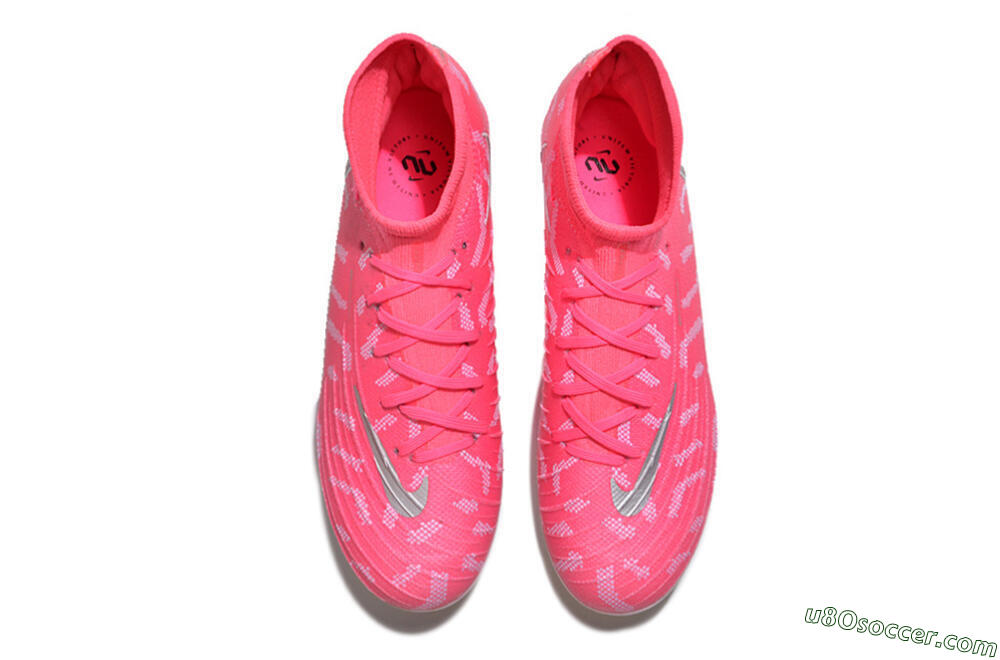 Nike Phantom Luna Elite FG Firm Ground Soccer Cleats - Red/Silver/White 4