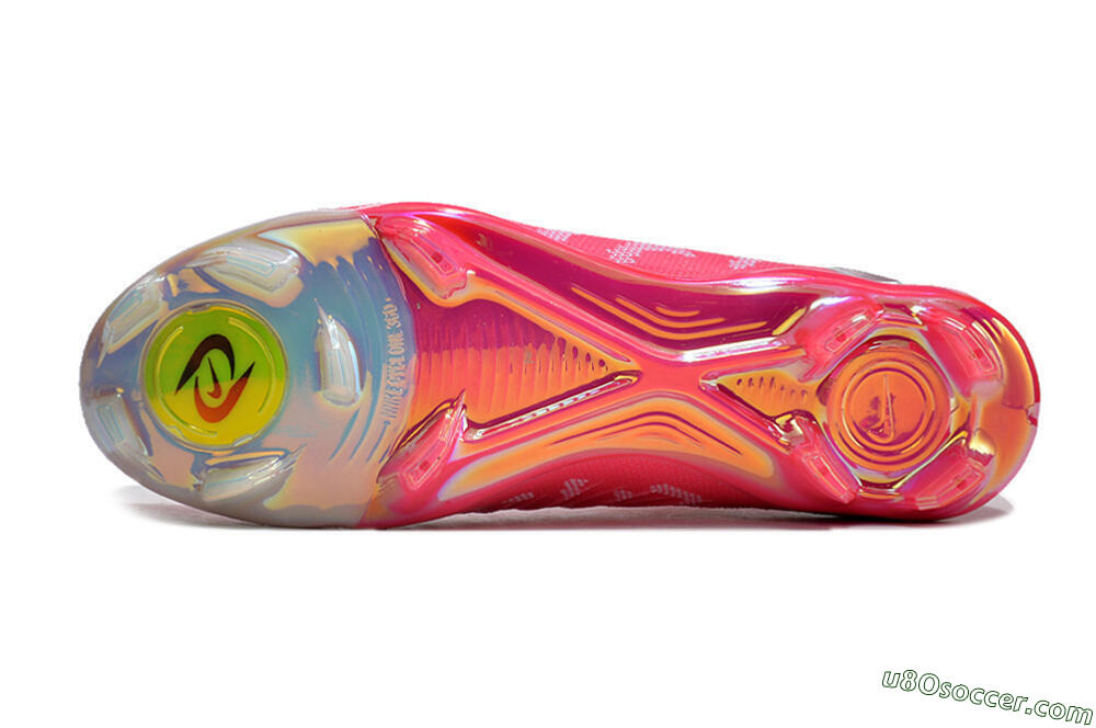 Nike Phantom Luna Elite FG Firm Ground Soccer Cleats - Red/Silver/White 6