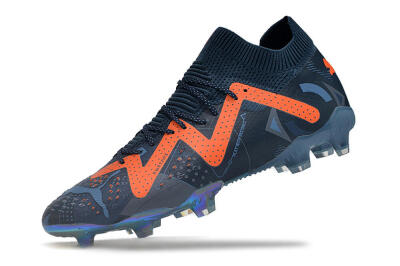 Puma Future Ultimate DNA FG Firm Ground Soccer Cleats - Blue/Orange