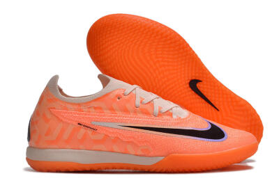 Nike Phantom GX Elite IC Indoor & Futsal Soccer Shoes - Orange/Black/Purple