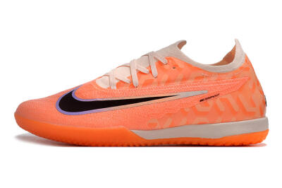 Nike Phantom GX Elite IC Indoor & Futsal Soccer Shoes - Orange/Black/Purple