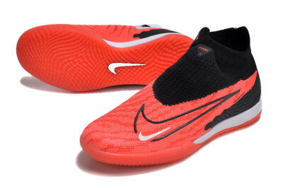 Nike Phantom GX Elite DF Link IC Indoor & Futsal Soccer Shoes - Red/Black/White