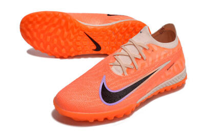 Nike Phantom GX Elite TF Artificial Turf Soccer Shoes - Orange/Black/Purple