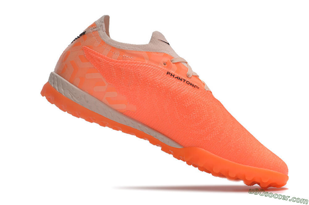 Nike Phantom GX Elite TF Artificial Turf Soccer Shoes - Orange/Black/Purple 4