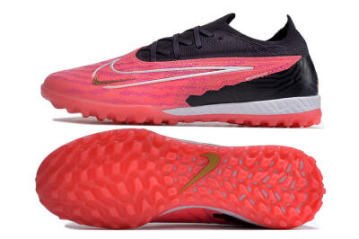 Nike Phantom GX Elite TF Artificial Turf Soccer Shoes - Pink/White/Black