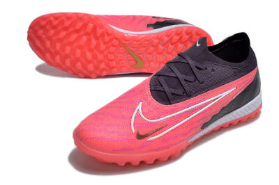 Nike Phantom GX Elite TF Artificial Turf Soccer Shoes - Pink/White/Black