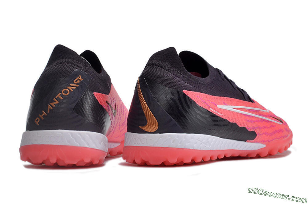 Nike Phantom GX Elite TF Artificial Turf Soccer Shoes - Pink/White/Black 6