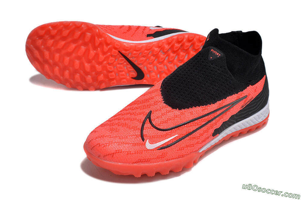 Nike Phantom GX Elite DF Link TF Artificial Turf Soccer Shoes - Red/Black/White 3