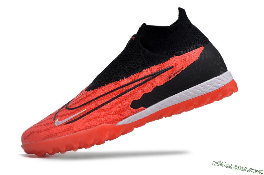 Nike Phantom GX Elite DF Link TF Artificial Turf Soccer Shoes - Red/Black/White 5
