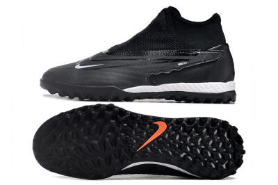 Nike Phantom GX Elite DF Link TF Artificial Turf Soccer Shoes - Black/Grey/White