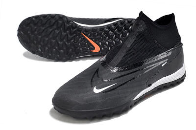 Nike Phantom GX Elite DF Link TF Artificial Turf Soccer Shoes - Black/Grey/White