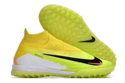 Nike Phantom GX Elite DF Link TF Artificial Turf Soccer Shoes - Yellow/Black/Red