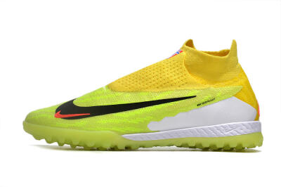 Nike Phantom GX Elite DF Link TF Artificial Turf Soccer Shoes - Yellow/Black/Red