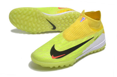 Nike Phantom GX Elite DF Link TF Artificial Turf Soccer Shoes - Yellow/Black/Red