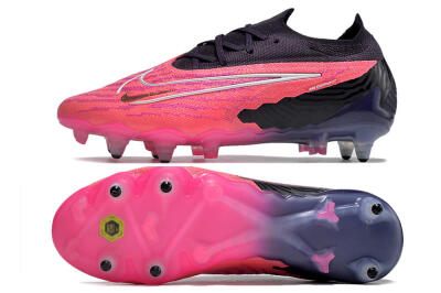 Nike Phantom GX Elite Link Pro SG Soft Ground Soccer Cleats - Pink/White/Black