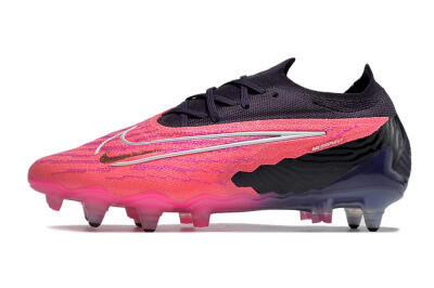 Nike Phantom GX Elite Link Pro SG Soft Ground Soccer Cleats - Pink/White/Black