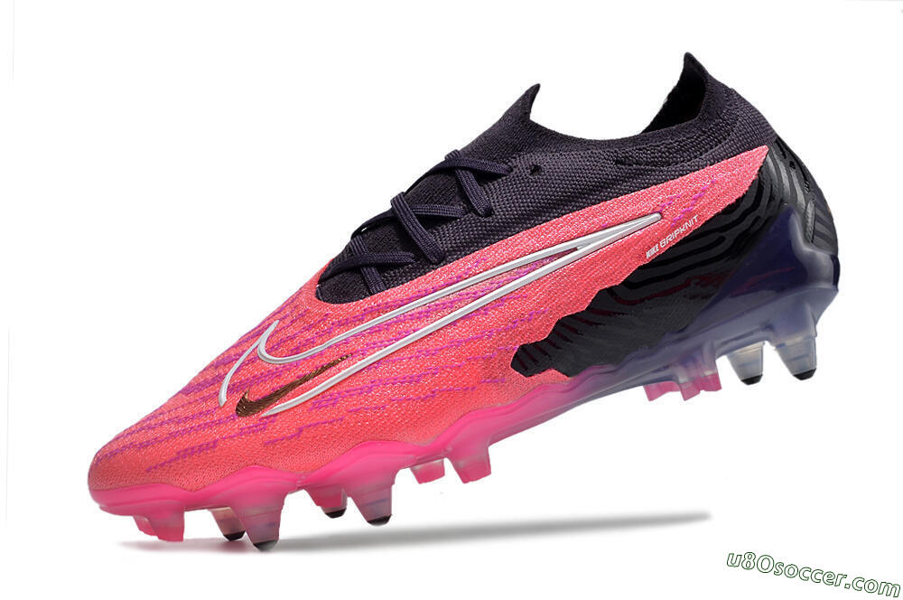 Nike Phantom GX Elite Link Pro SG Soft Ground Soccer Cleats - Pink/White/Black 5