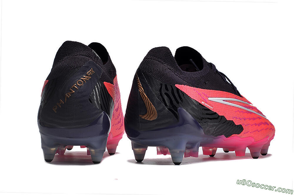 Nike Phantom GX Elite Link Pro SG Soft Ground Soccer Cleats - Pink/White/Black 6