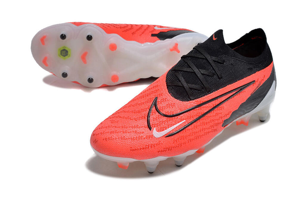 Nike Phantom GX Elite Link Pro SG Soft Ground Soccer Cleats - Red/White/Black 3