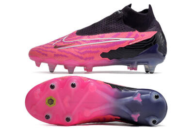 Nike Phantom GX Elite Link Pro SG Soft Ground Soccer Cleats - Pink/White/Black