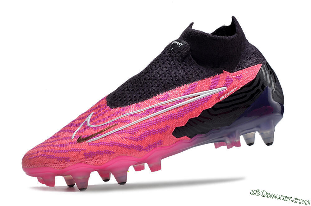 Nike Phantom GX Elite Link Pro SG Soft Ground Soccer Cleats - Pink/White/Black 5
