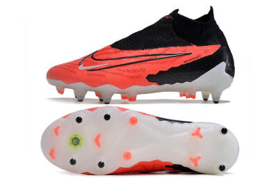 Nike Phantom GX Elite DF Link SG Soft Ground Soccer Cleats - Red/White/Black