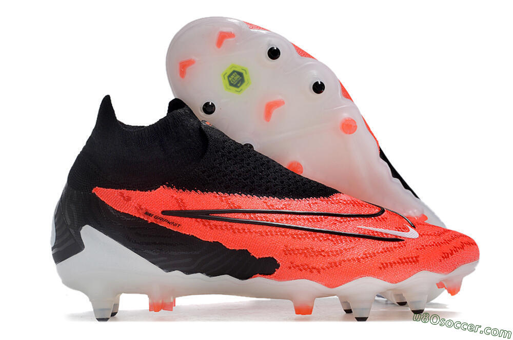 Nike Phantom GX Elite DF Link SG Soft Ground Soccer Cleats - Red/White/Black 1
