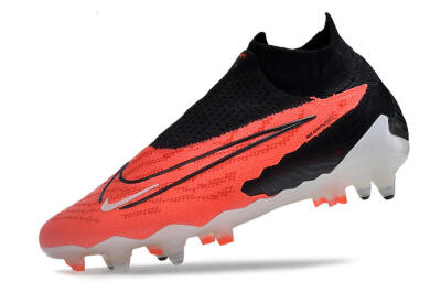 Nike Phantom GX Elite DF Link SG Soft Ground Soccer Cleats - Red/White/Black