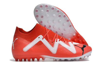 Puma Future Ultimate MG Multi Ground Soccer Cleats - Red/White/Black
