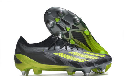 Adidas X Speedportal.1 SG Soft Ground Soccer Cleats - Grey/Black/Yellow