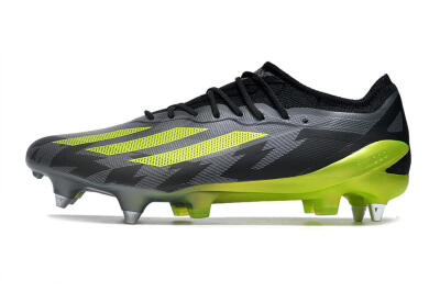 Adidas X Speedportal.1 SG Soft Ground Soccer Cleats - Grey/Black/Yellow