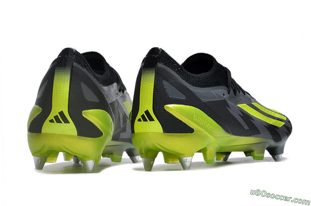 Adidas X Speedportal.1 SG Soft Ground Soccer Cleats - Grey/Black/Yellow 6
