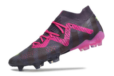 Puma Future Ultimate FG Firm Ground Soccer Cleats - Purple/Pink/Green