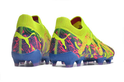 Puma Future Ultimate FG Firm Ground Soccer Cleats - Green/Blue/Pink