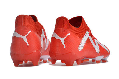 Puma Future Ultimate FG Firm Ground Soccer Cleats - Red/White/Black