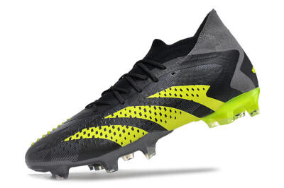 Adidas Predator Accuracy.1 FG Firm Ground Soccer Cleats - Black/Grey/Yellow