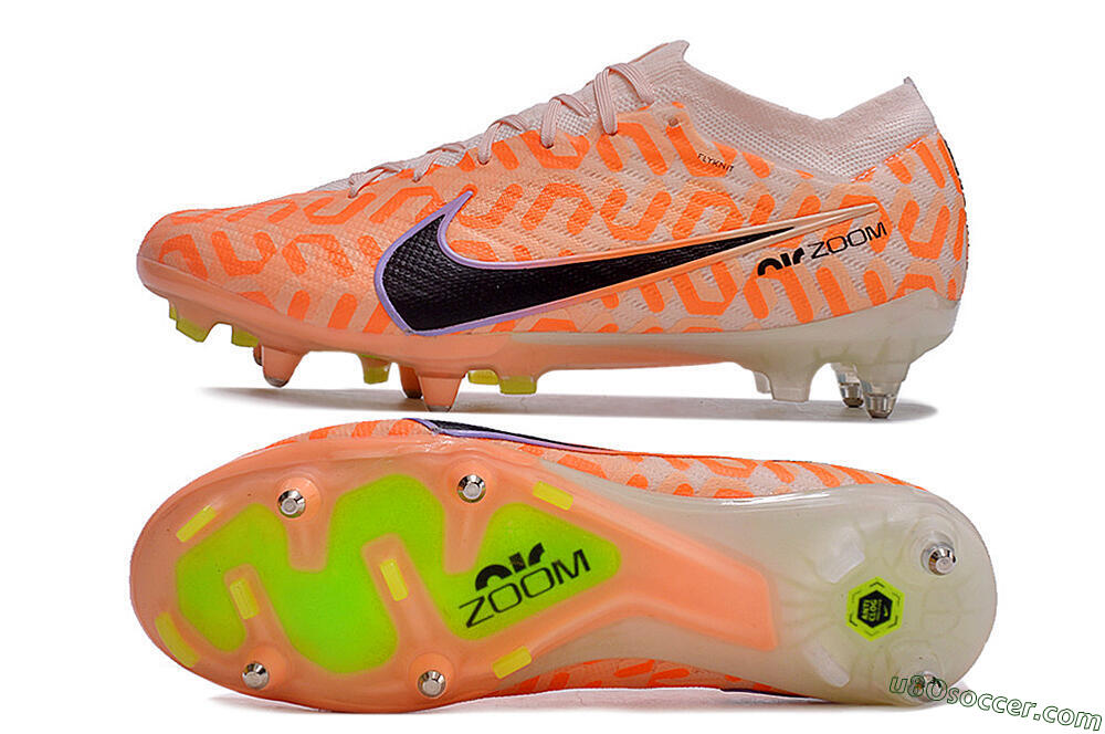 Nike Air Zoom Mercurial Vapor 15 Elite SG Soft Ground Soccer Cleats - Orange/Pink/Black/Purple 0