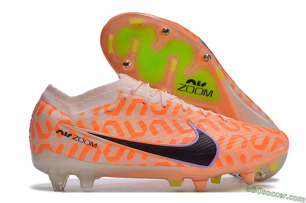 Nike Air Zoom Mercurial Vapor 15 Elite SG Soft Ground Soccer Cleats - Orange/Pink/Black/Purple 1