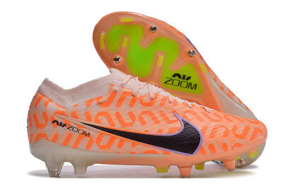 Nike Air Zoom Mercurial Vapor 15 Elite SG Soft Ground Soccer Cleats - Orange/Pink/Black/Purple