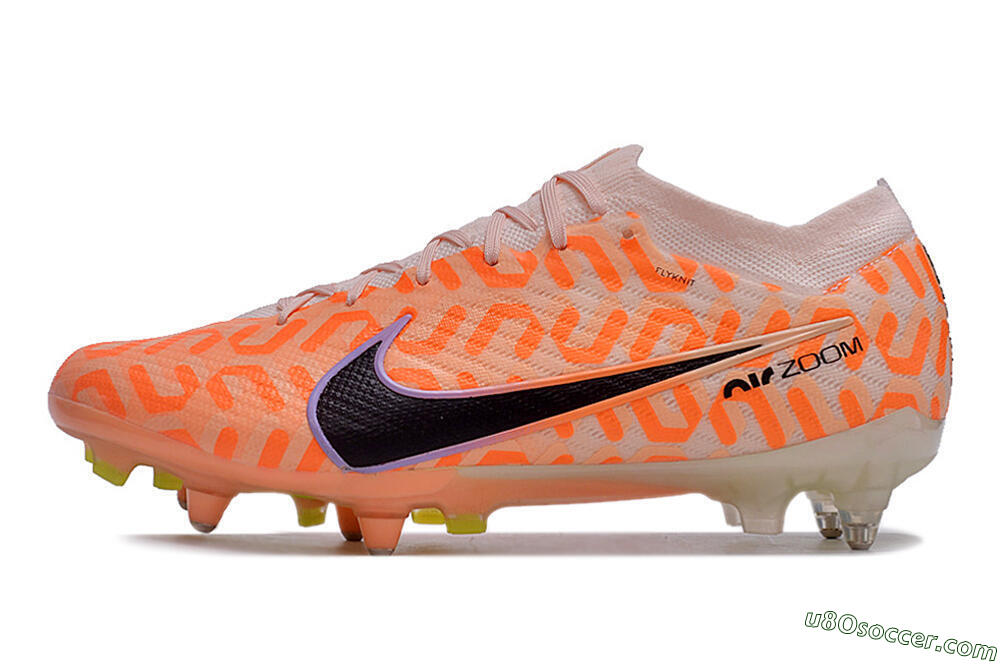 Nike Air Zoom Mercurial Vapor 15 Elite SG Soft Ground Soccer Cleats - Orange/Pink/Black/Purple 2