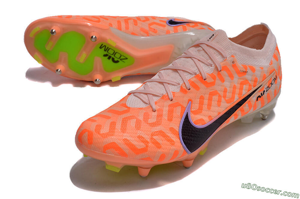 Nike Air Zoom Mercurial Vapor 15 Elite SG Soft Ground Soccer Cleats - Orange/Pink/Black/Purple 3