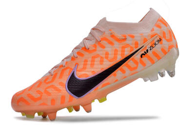 Nike Air Zoom Mercurial Vapor 15 Elite SG Soft Ground Soccer Cleats - Orange/Pink/Black/Purple