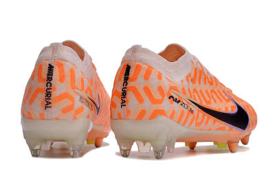 Nike Air Zoom Mercurial Vapor 15 Elite SG Soft Ground Soccer Cleats - Orange/Pink/Black/Purple