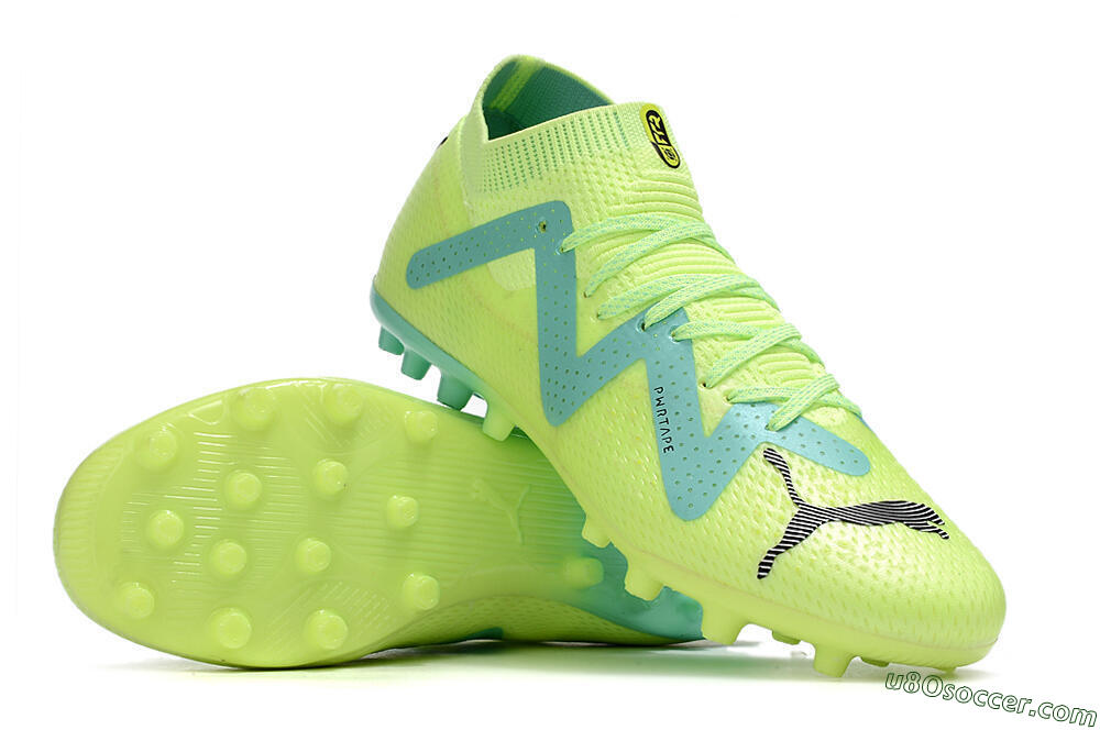 Puma Future Ultimate MG Multi Ground Soccer Cleats - Yellow/Blue 4