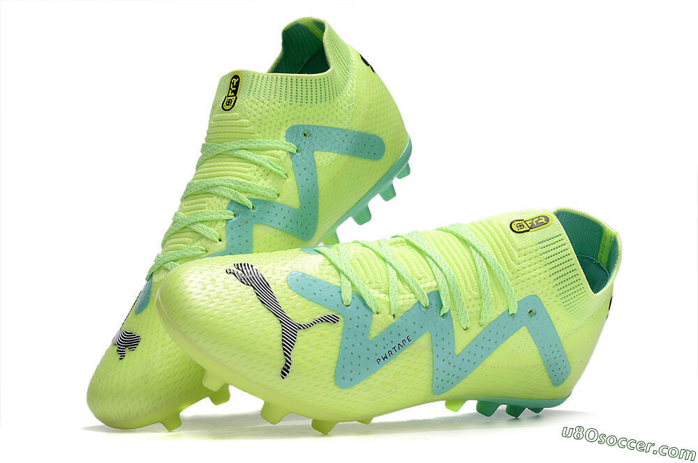Puma Future Ultimate MG Multi Ground Soccer Cleats - Yellow/Blue 6